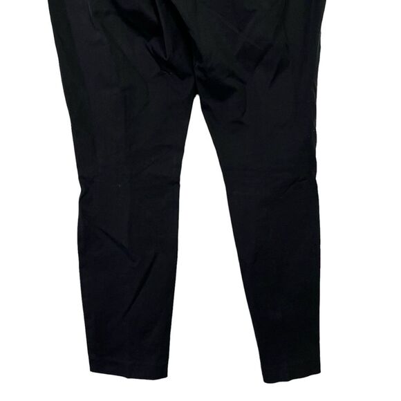 CABI 5174 PENCIL Trouser Black Side Zip Skinny Slim Leg Stretch Cotton Pants 10 - Picture 13 of 15